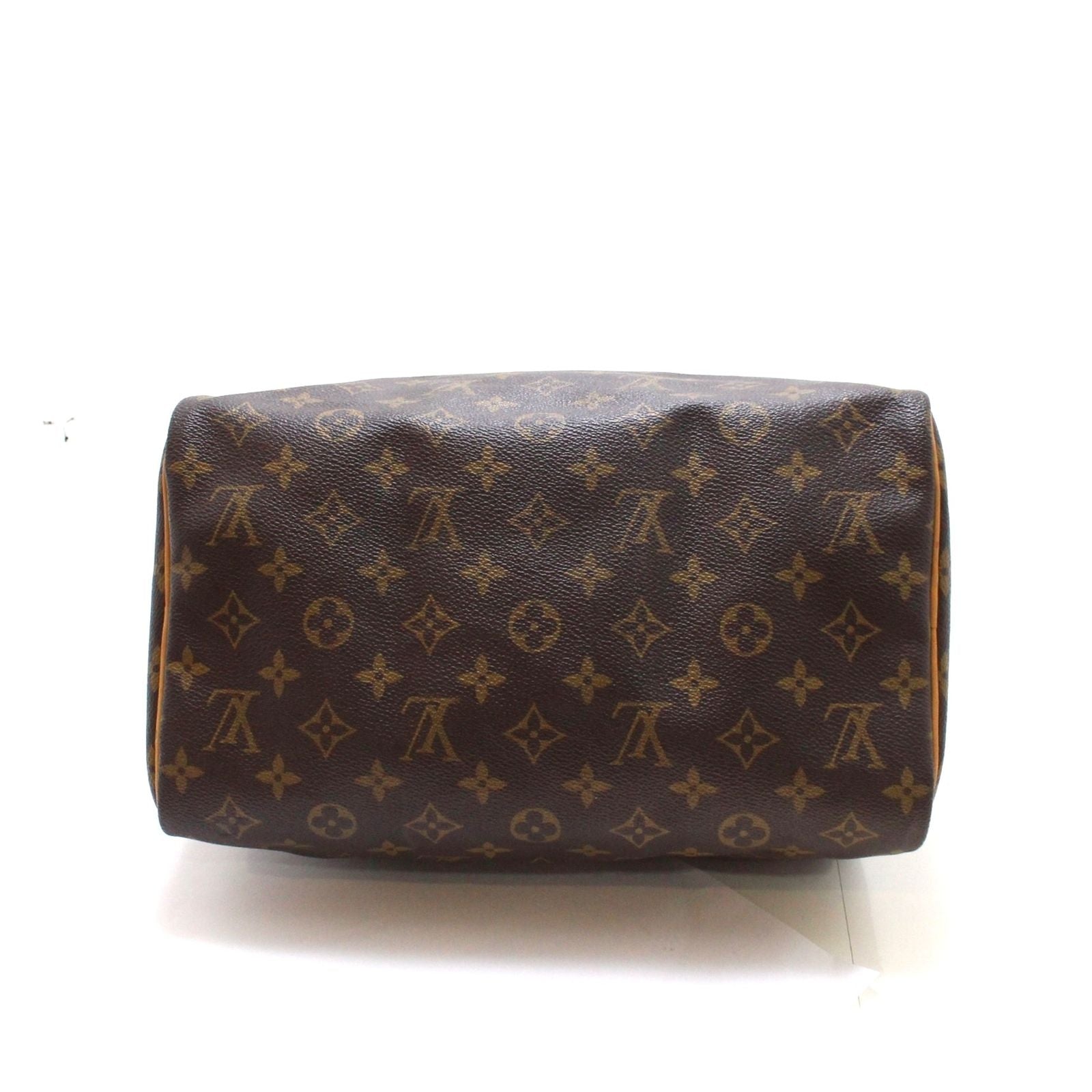 Louis Vuitton Speedy 30 Monogram Handbag Canvas Brown — view 5