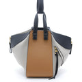Loewe Hammock Small Brown Beige Black Calfskin Shoulder Bag