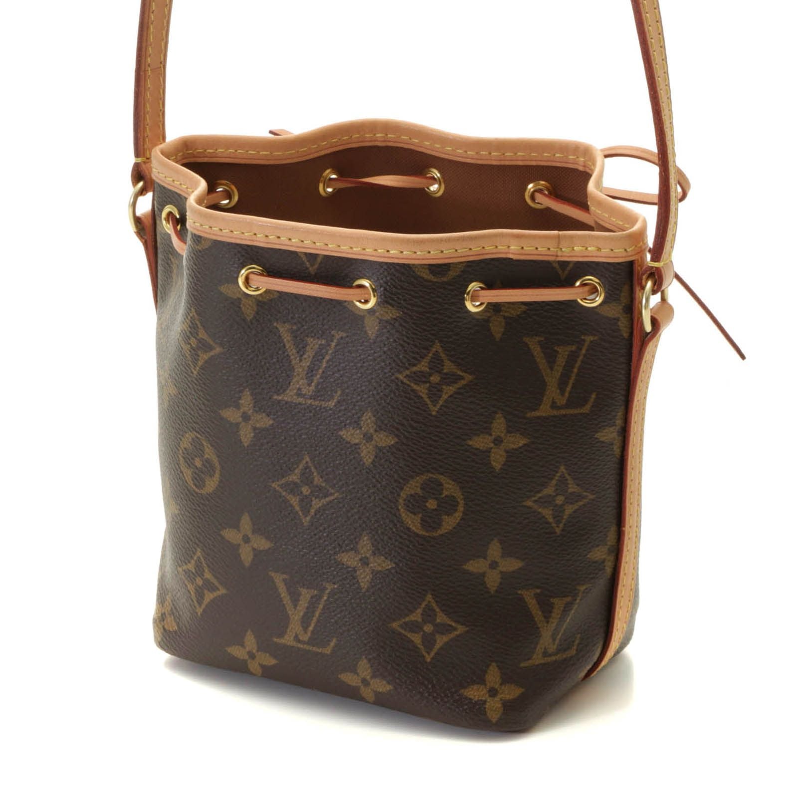 Louis Vuitton Nano Noe Monogram Shoulder Bag Canvas — view 2
