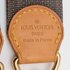 Louis Vuitton Shoulder Strap Vachetta Leather Nylon Logo Adjustable Gold Alize — view 7