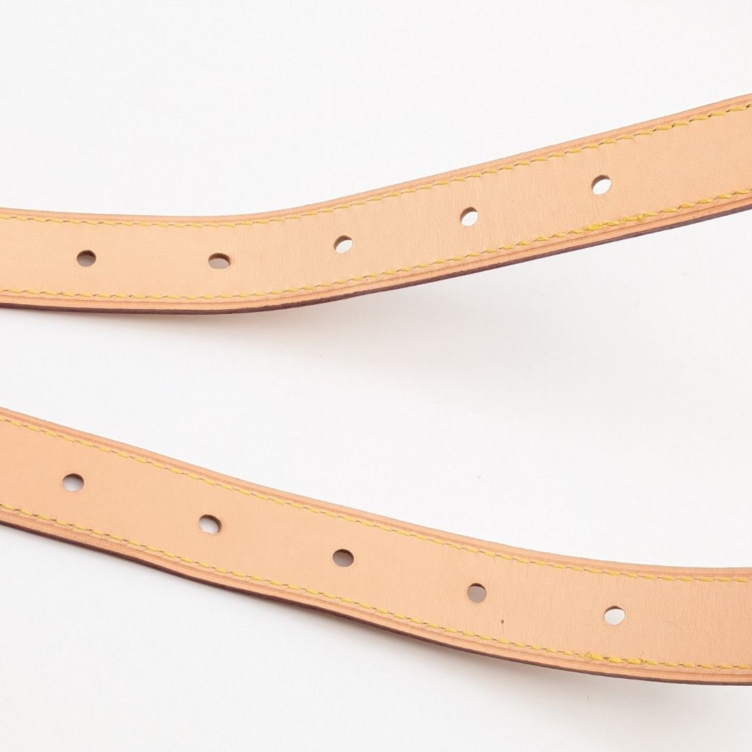 Louis Vuitton Shoulder Strap Vachetta Leather Long Beige Belt Type Only Baggy — view 5