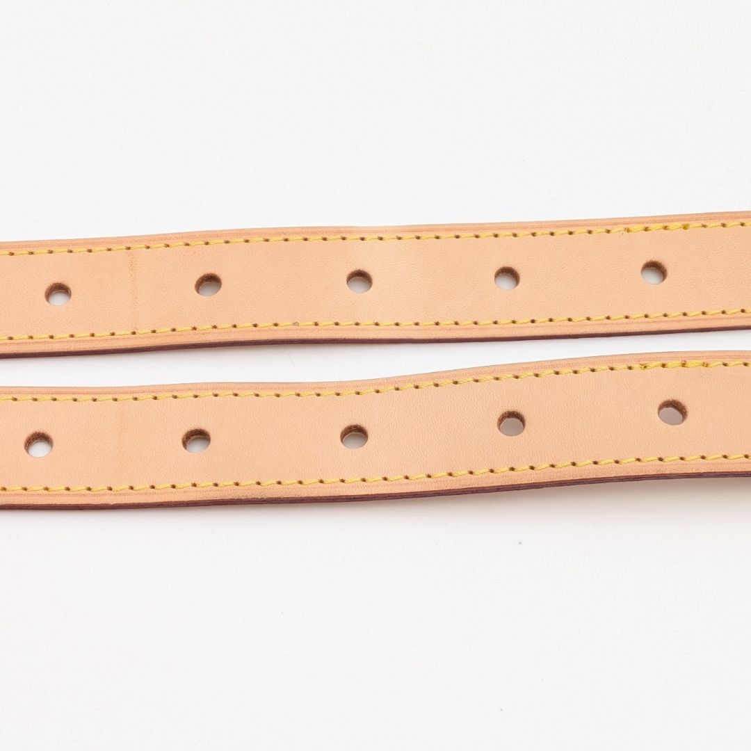 Louis Vuitton Shoulder Strap Vachetta Leather Long Beige Belt Type Only Baggy — view 3