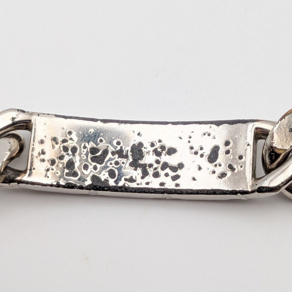 Louis Vuitton Monogram Chain Bracelet Silver — view 6