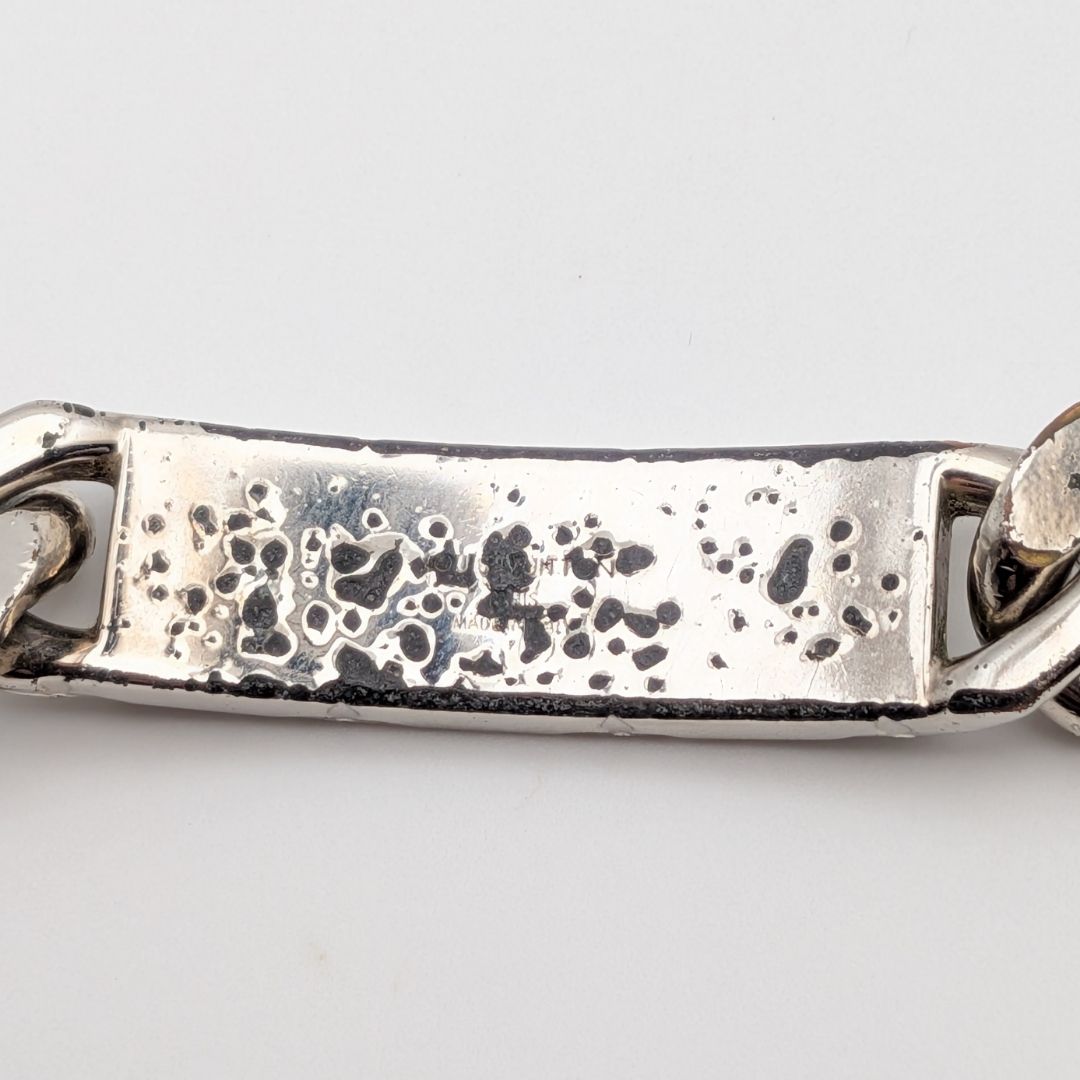 Louis Vuitton Monogram Chain Bracelet Silver — view 6