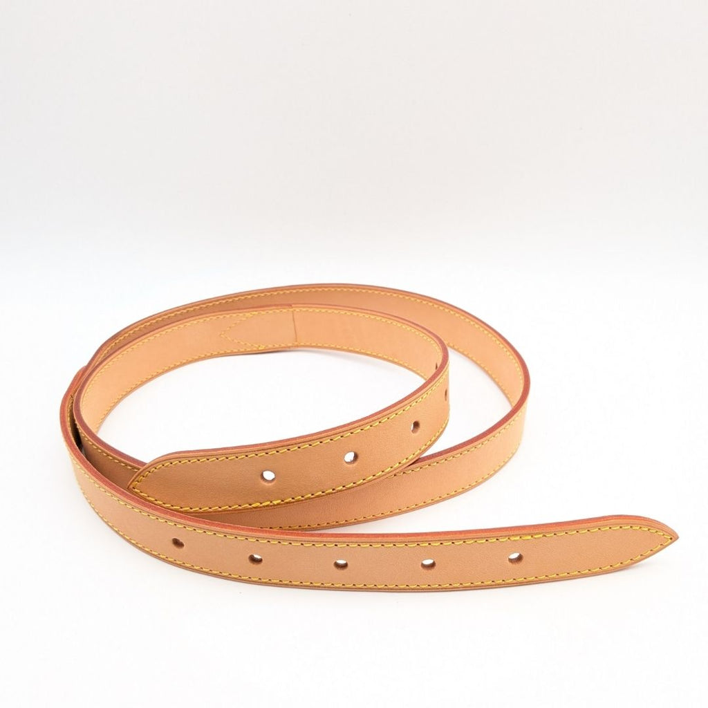 Louis Vuitton Shoulder Strap Vachetta Leather Long Beige Belt Type Only Baggy