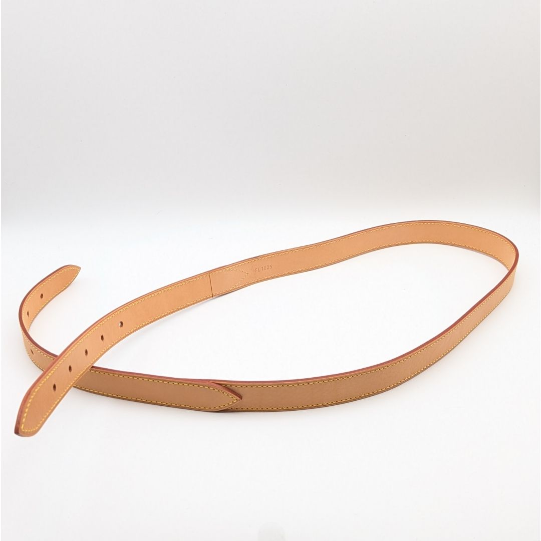 Louis Vuitton Shoulder Strap Vachetta Leather Long Beige Belt Type Only Baggy — view 7
