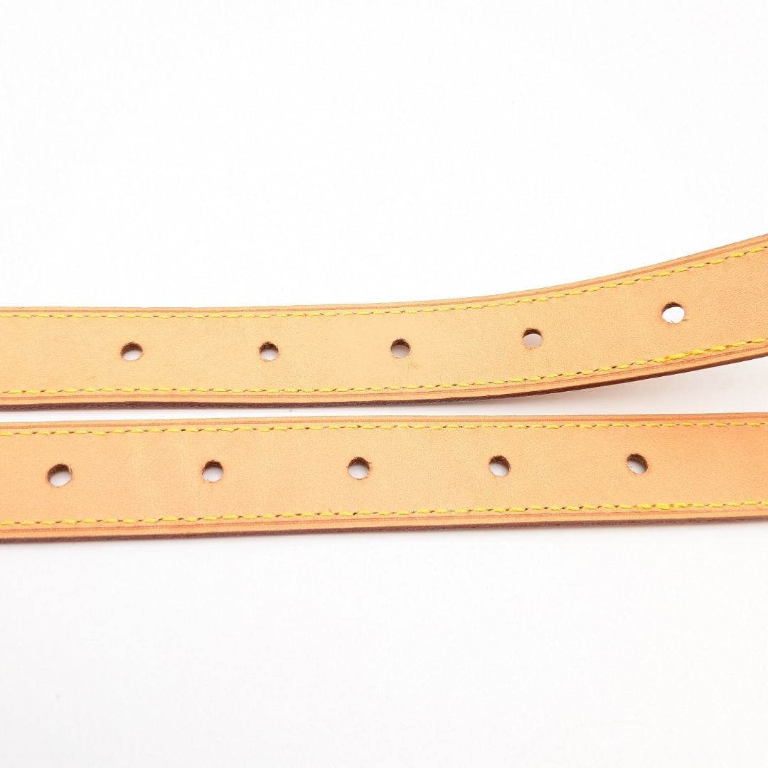 Louis Vuitton Shoulder Strap Vachetta Leather Long Beige Belt Type Only Baggy — view 4