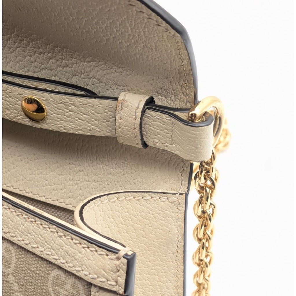 Gucci Ophidia GG Marmont Supreme Sherry Line Ivory Beige 2-Way — view 8