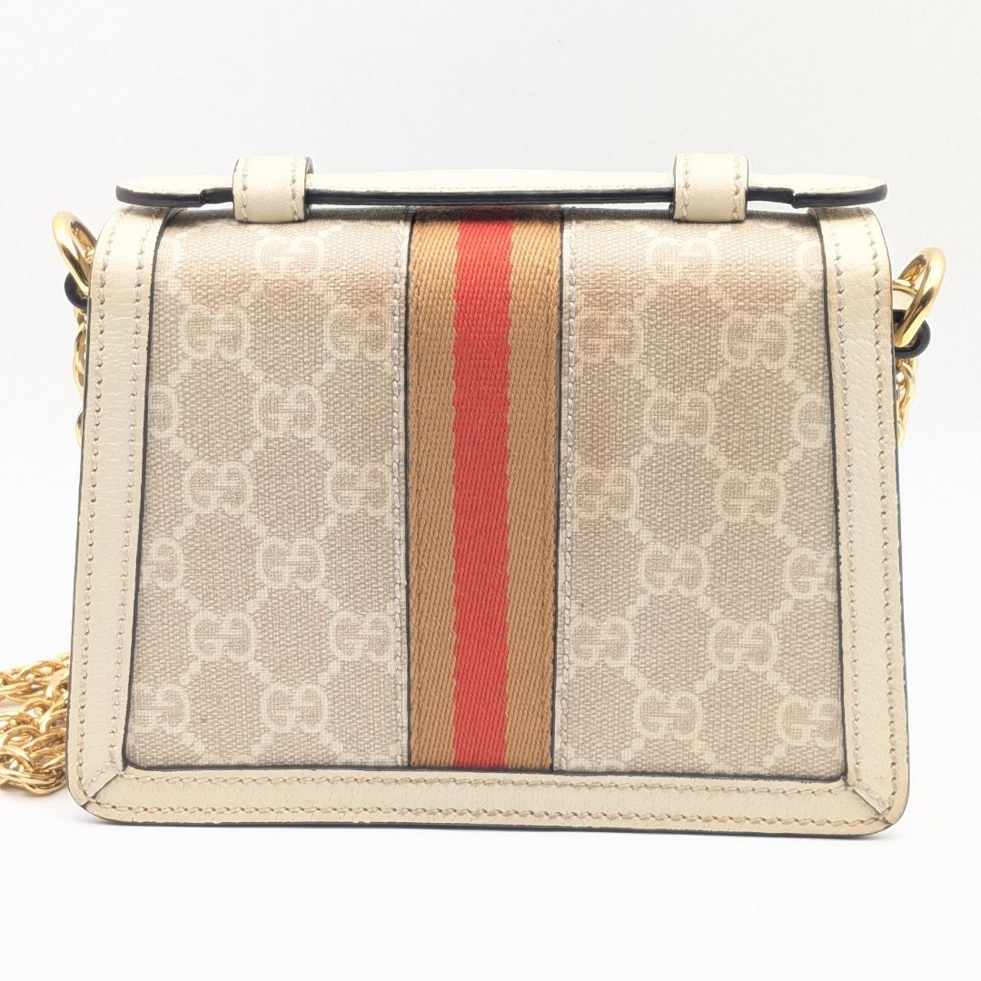 Gucci Ophidia GG Marmont Supreme Sherry Line Ivory Beige 2-Way — view 2