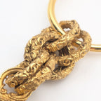 Chanel Charm Key Holder CC Logo Lava Gold Vintage — view 6