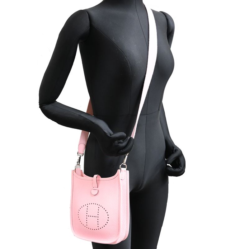 Hermes Shoulder Bag Pink — view 8
