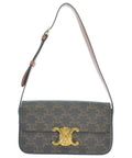 Celine Triomphe Canvas Handbag Black