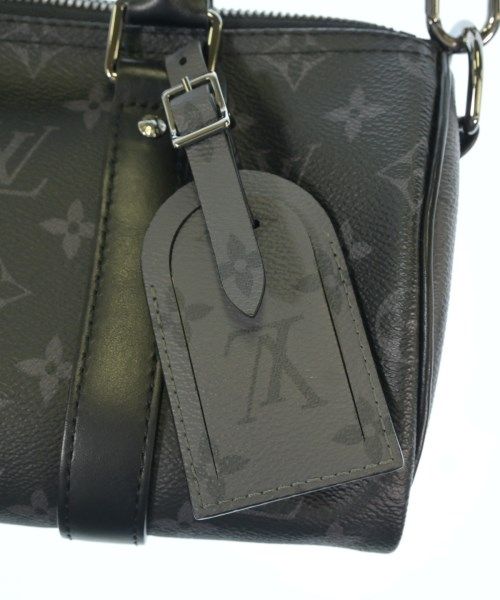 Louis Vuitton Monogram Eclipse Keepall Bandouliere 25 Boston Bag — view 6