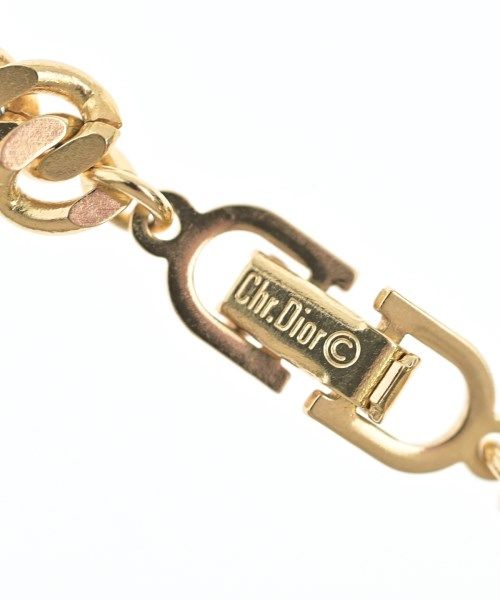 Dior Rhinestone Bracelet Bangle Gold — view 3