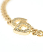 Dior Rhinestone Bracelet Bangle Gold — view 2