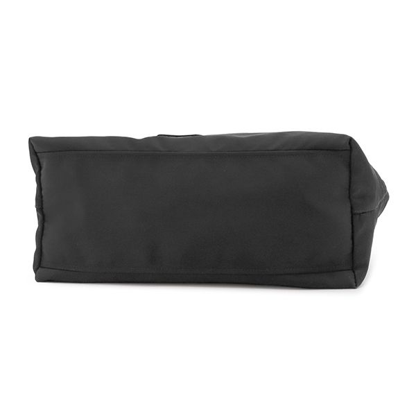 Prada Tote Bag Ribbon Nylon Nero Gold Black Logo Jacquard Fiocco — view 3