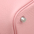 Hermes Handbag Picotin Lock 18 PM Taurillon Clemence Rose Sakura Silver Pink — view 5