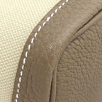 Hermes Tote Bag Garden Party PM 36 Negonda Ecru Etoupe Silver Brown — view 4