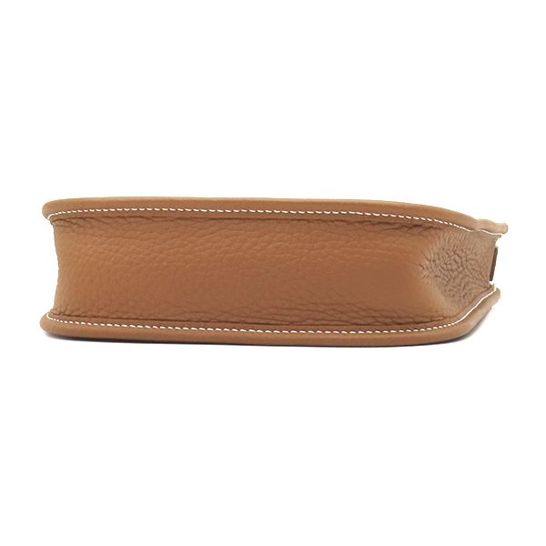 Hermes Shoulder Bag Evelyne TPM 16 Long Amazon Taurillon Clemence Gold Silver — view 3