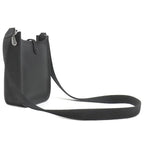 Hermes Shoulder Bag Evelyne TPM 16 Long Taurillon Clemence Black Silver — view 2