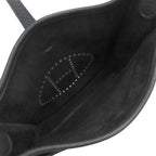 Hermes Shoulder Bag Evelyne 3 23 Taurillon Clemence Black Gold — view 6