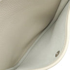 Hermes Shoulder Bag Evelyne 3 23 Taurillon Clemence Craie Silver Off White — view 5