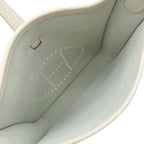Hermes Shoulder Bag Evelyne 3 23 Taurillon Clemence Craie Silver Off White — view 6