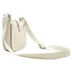 Hermes Shoulder Bag Evelyne 3 23 Taurillon Clemence Craie Silver Off White — view 2