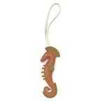 Hermes Bag Charm Ipo Agneau Milo Gold Craft Cles Brown Off White Seahorse — view 2