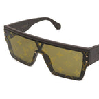 Louis Vuitton Sunglasses LV Waimea L Acetate Chocolate Brown Gold LV Signature — view 4