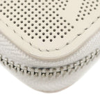 Louis Vuitton Wallet Zippy Leather Mahina Reverse Quartz Silver Zip Around — view 4
