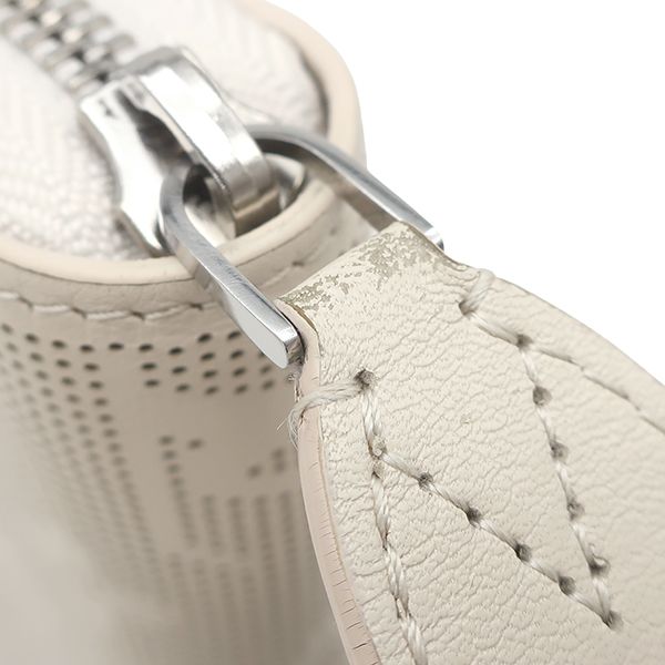 Louis Vuitton Wallet Zippy Leather Mahina Reverse Quartz Silver Zip Around — view 6