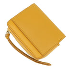 Fendi Bifold Wallet FF Cube Leather Yellow Gold Compact — view 2
