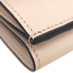 Fendi Trifold Wallet Roma Micro Leather Poudre Gold Compact — view 4