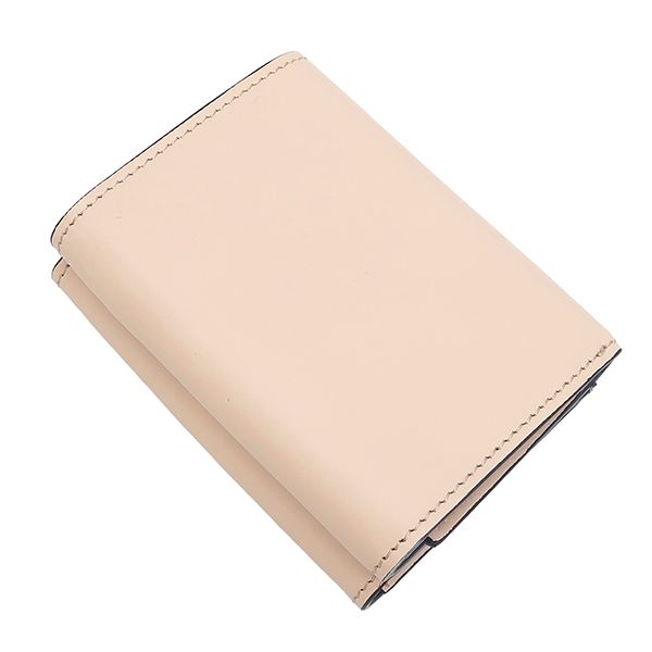 Fendi Trifold Wallet Roma Micro Leather Poudre Gold Compact — view 2