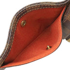 Louis Vuitton Belt Bag Damier Geronimos Canvas Ebene Gold Vintage Shape — view 8