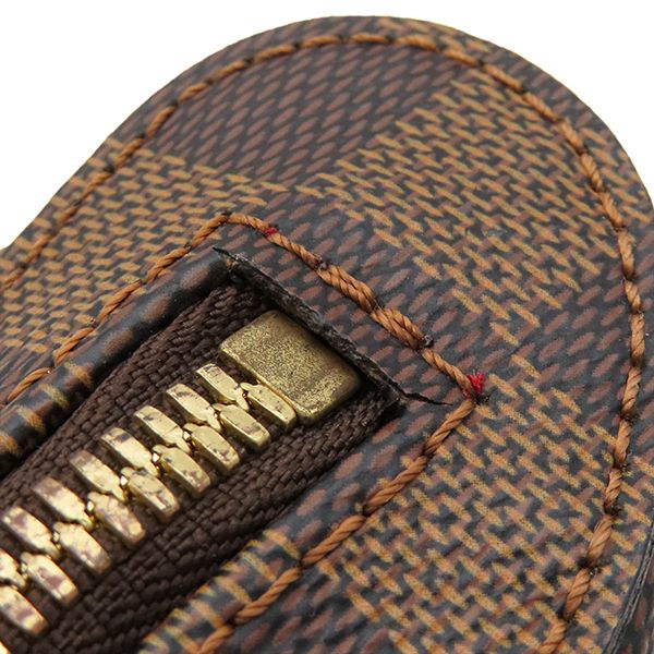 Louis Vuitton Belt Bag Damier Geronimos Canvas Ebene Gold Vintage Shape — view 5