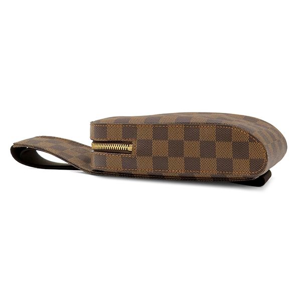 Louis Vuitton Belt Bag Damier Geronimos Canvas Ebene Gold Vintage Shape — view 3