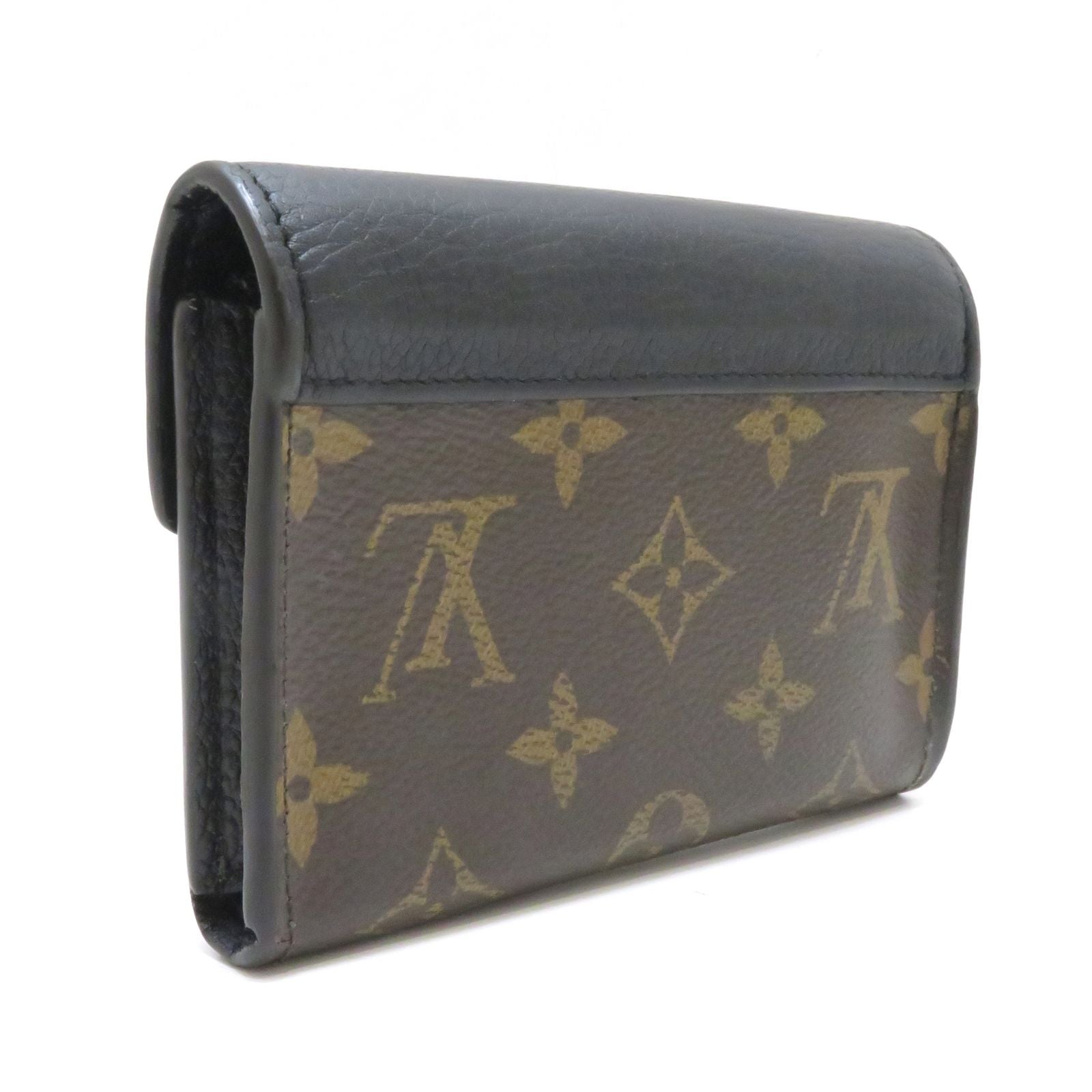 Louis Vuitton Portefeuille Pallas Compact Monogram Noir Wallet — view 2