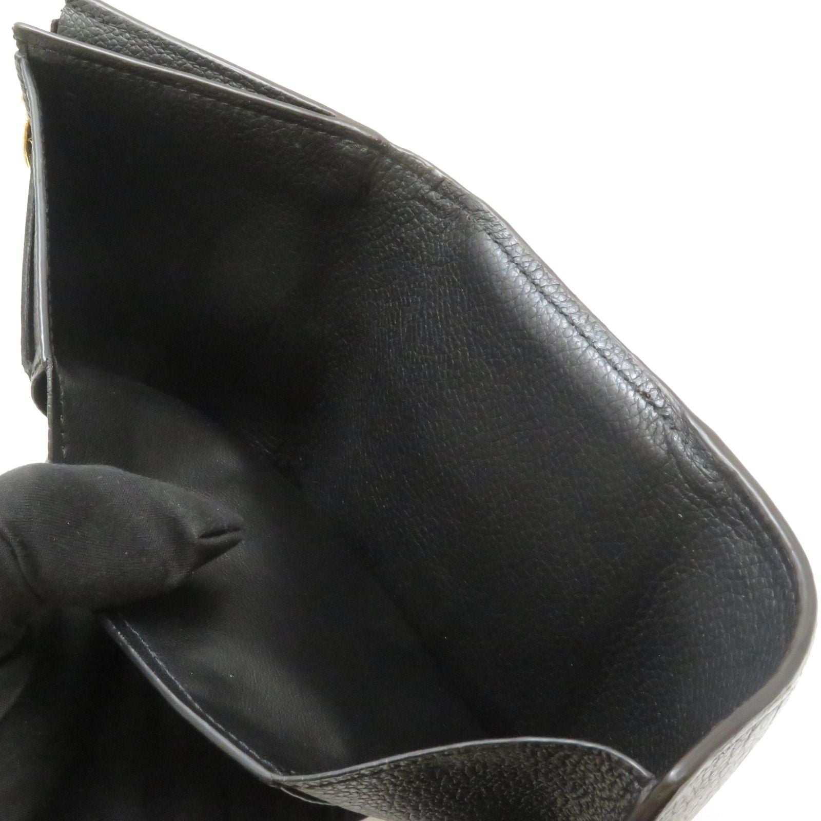 Louis Vuitton Portefeuille Pallas Compact Monogram Noir Wallet — view 6