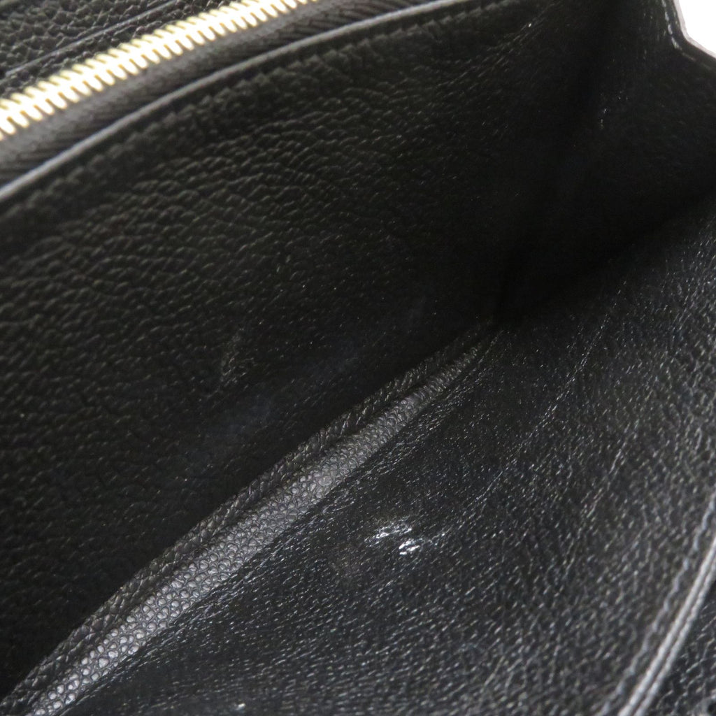 Louis Vuitton Zippy Wallet Monogram Empreinte Noir — view 7