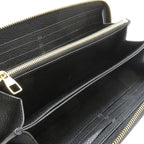 Louis Vuitton Zippy Wallet Monogram Empreinte Noir — view 5