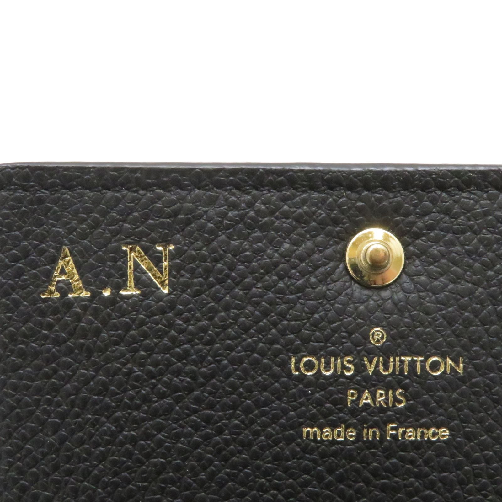 Louis Vuitton Envelope Business Card Holder Monogram Empreinte Noir — view 8