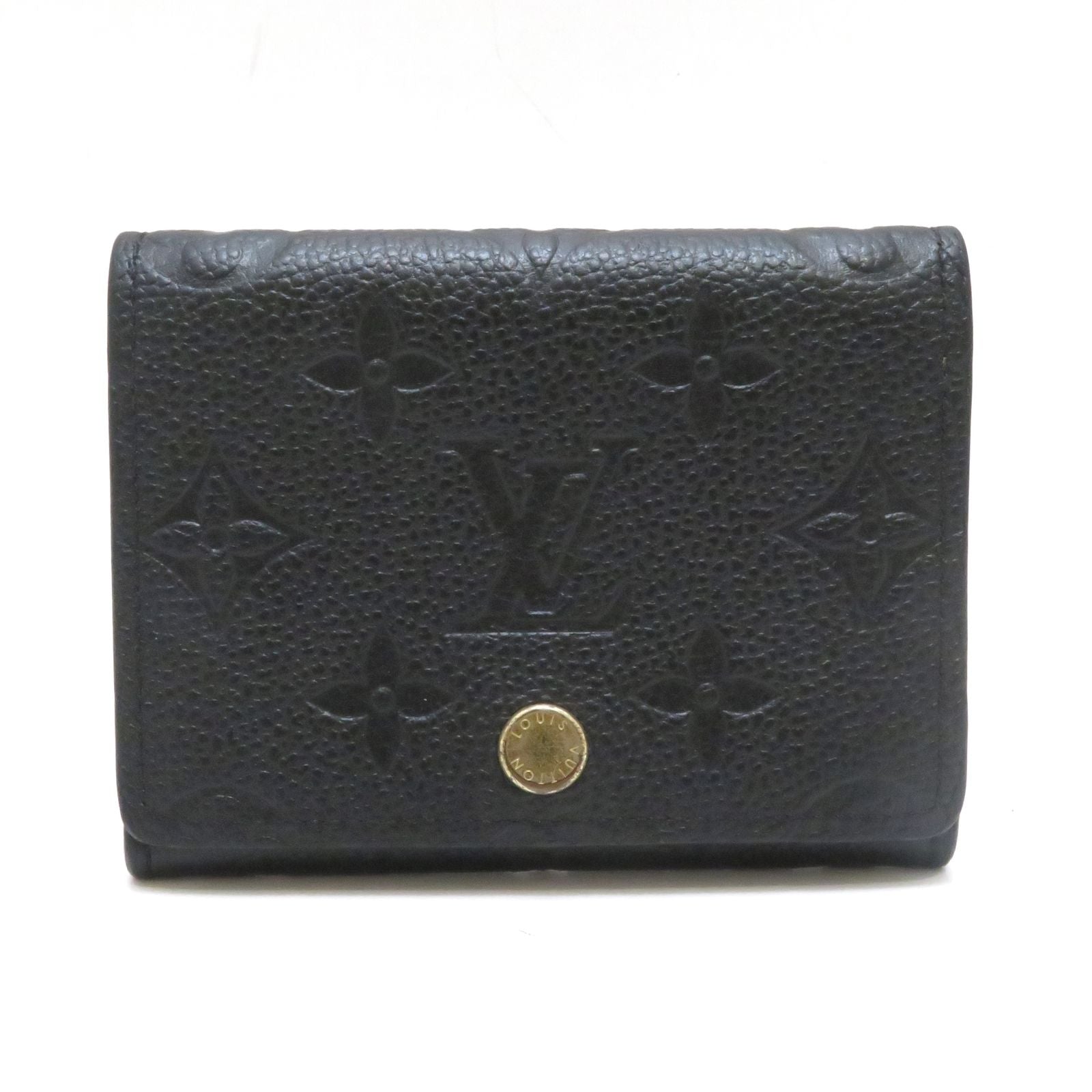 Louis Vuitton Envelope Business Card Holder Monogram Empreinte Noir