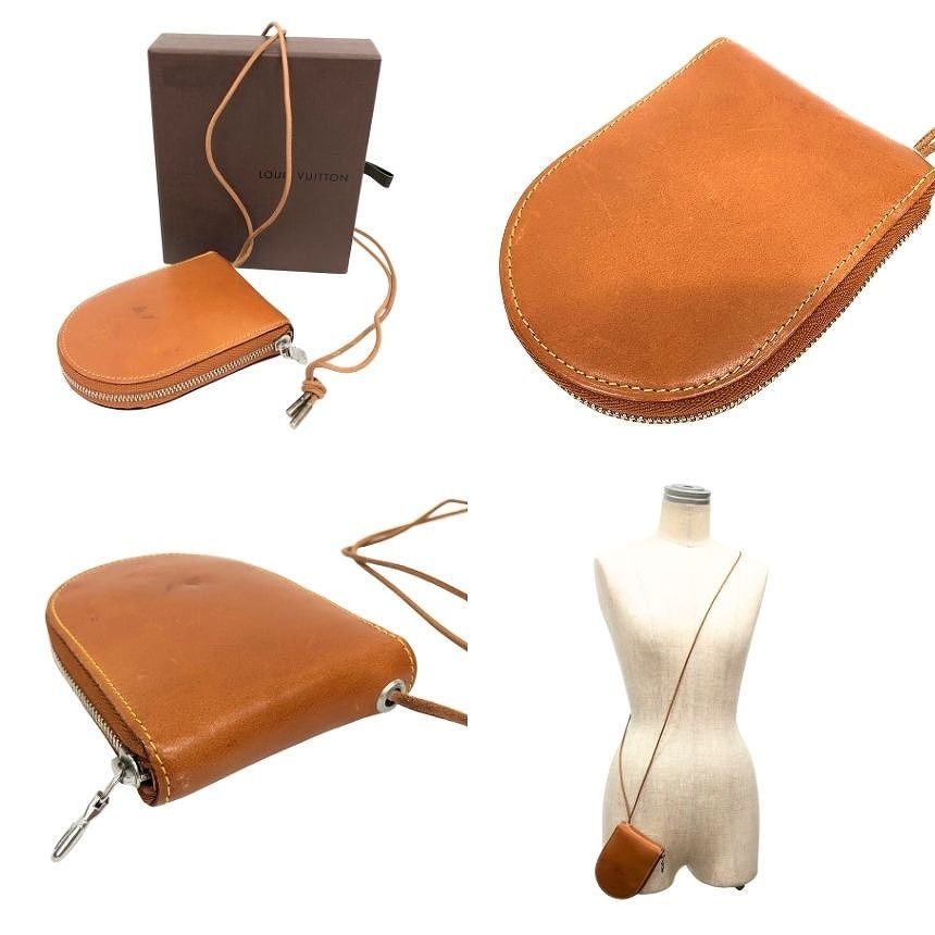 Louis Vuitton Nomad Line Compact Wallet Vachetta Leather Mini — view 2