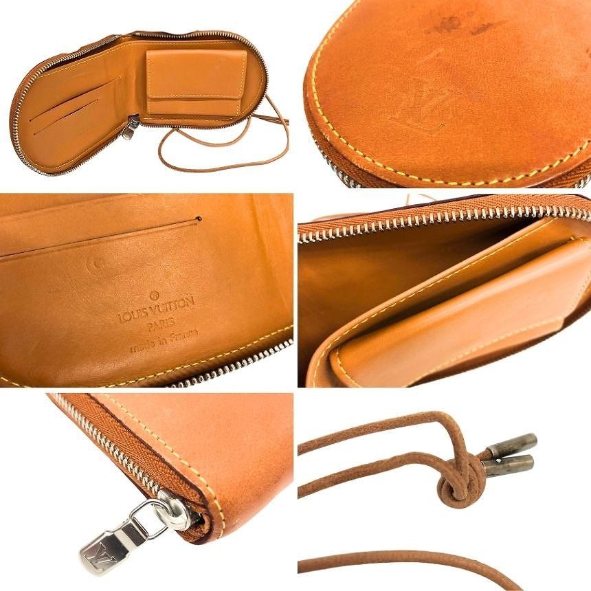 Louis Vuitton Nomad Line Compact Wallet Vachetta Leather Mini — view 3