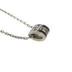 Hermes Pop H Mini Black Silver Necklace — view 3