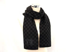 Louis Vuitton Damier Graphite Echarpe Petit Scarf Black — view 2