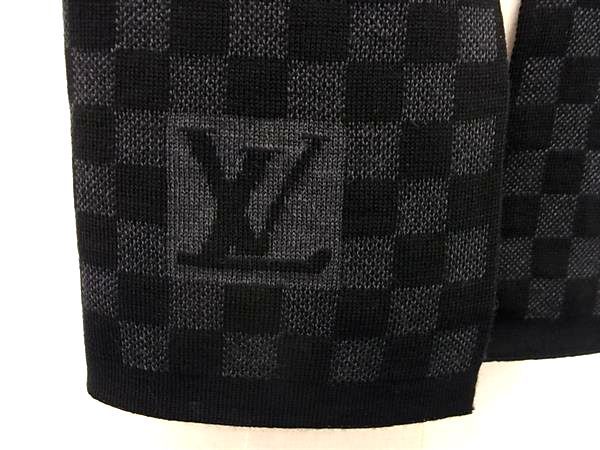 Louis Vuitton Damier Graphite Echarpe Petit Scarf Black — view 3