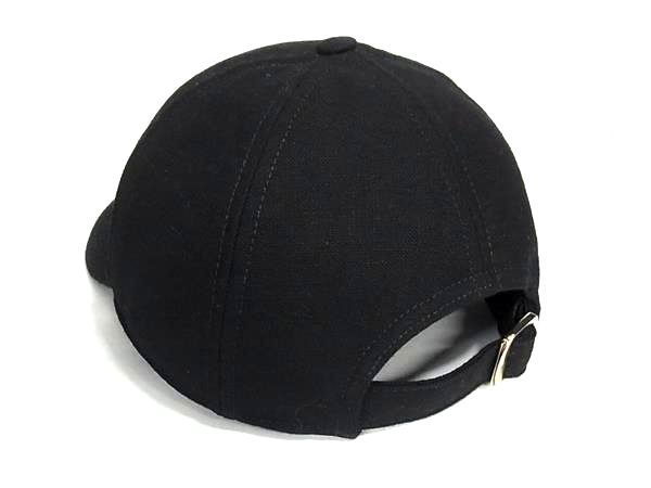 Gucci Sherry Line Wool 100% Baseball Cap Hat Black — view 2